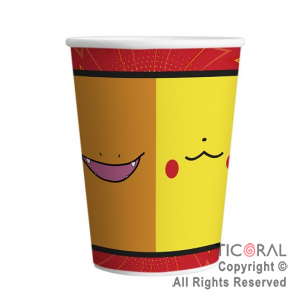 POKEMON VASO 8 OZ X 8 UNIDADES